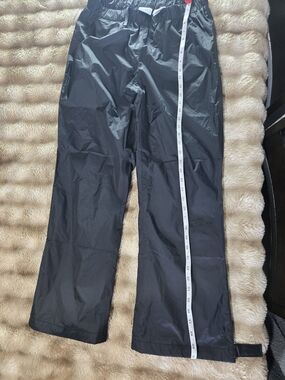 Men's Black Lightweight Water-Resistant Jogger Pants